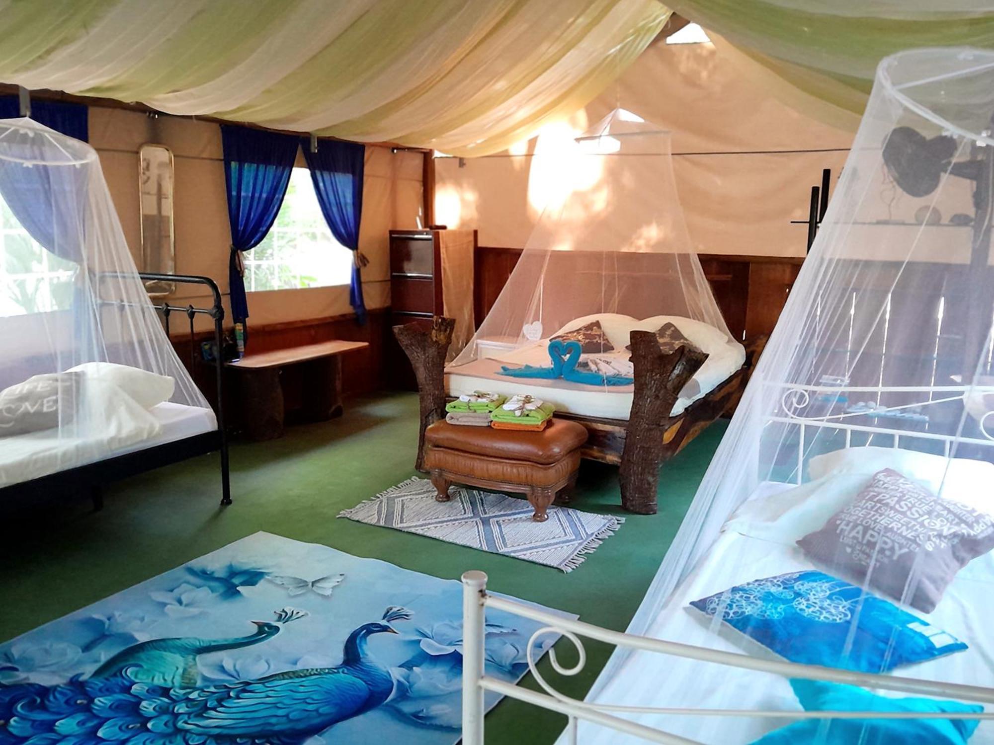 Fully Furnished Family Jungle Tent, Latino Glamping Paquera Exteriör bild