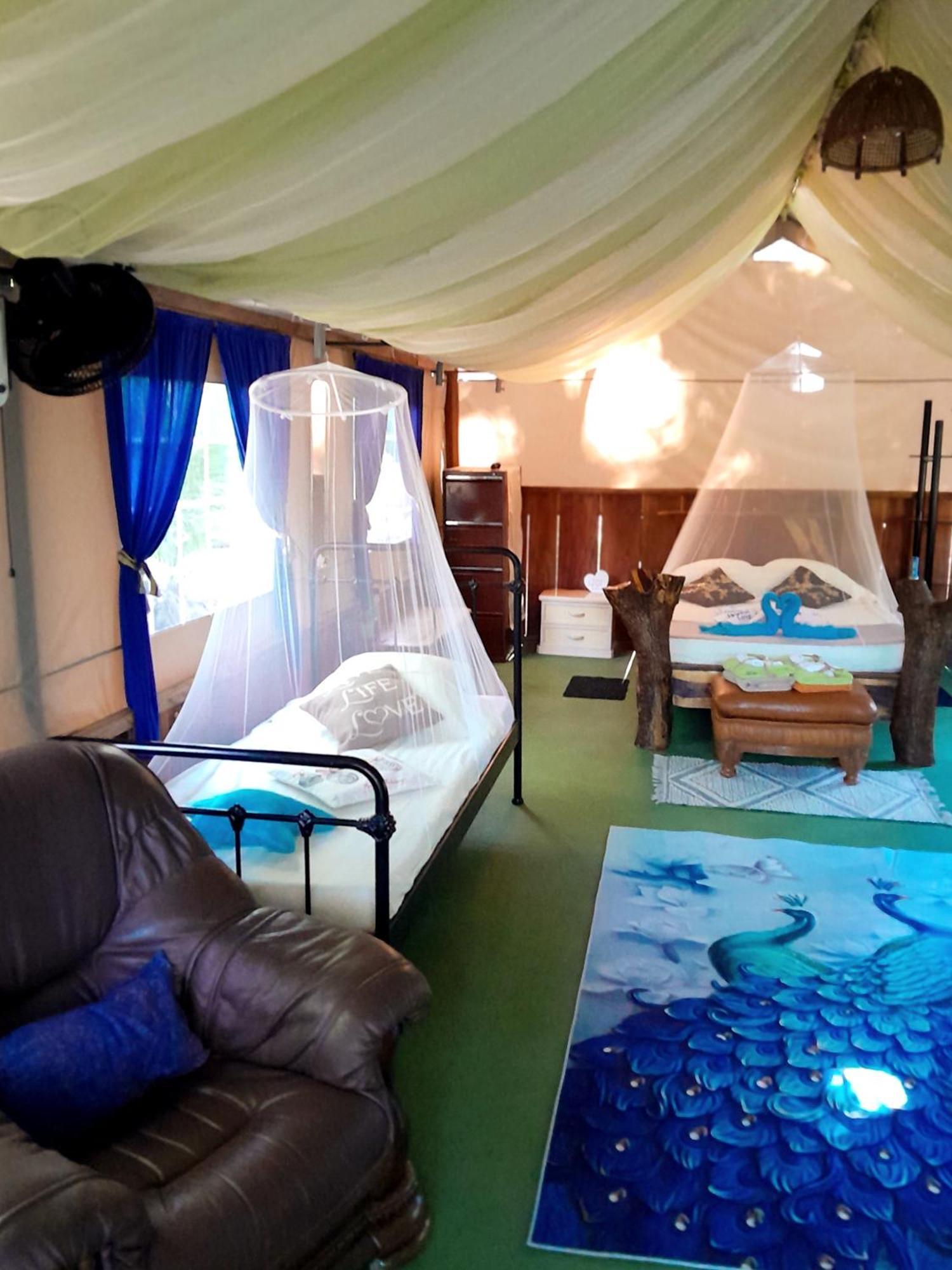 Fully Furnished Family Jungle Tent, Latino Glamping Paquera Exteriör bild